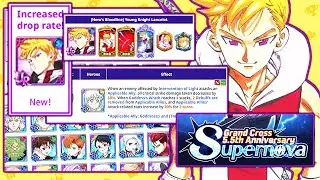 GLOBAL SYNC! BANNER DROPS TOMORROW! FULL PATCHNOTES FOR HALF ANNIVERSARY IN 7DS GRAND CROSS! 5.5