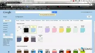 Cómo poner temas en Gmail (personalizar la cuenta Gmail)