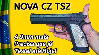 A Melhor e mais Precisa 9mm que já Testei! Nova CZ TS2, a irmã da Shadow 2