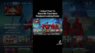What’s Your Most Deadpool Emote??? #fortnite #deadpool #fyp #shorts