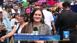Desfile del correo en San Salvador