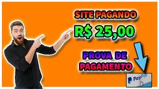 COMO GANHAR DINHEIRO COM SITE  [PAGOU R$ 25,00 REAIS NO PAYPAL FACIL.] COMO GANHAR EM DOLAR