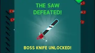 Прохождение босса - The Saw (Пила) | Knife Hit
