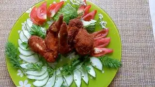 НОВОГОДНИЕ РЕЦЕПТЫ 2025 г. Вкусный рецепт Хрустящие куриные  крылышки жареные во фритюрнице  GFGril