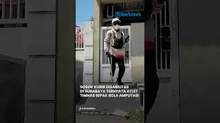 Kurir Disabilitas yang Viral di Surabaya Ternyata Atlet Timnas Sepak Bola Amputasi & Mahasiswa Hukum