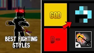 *BEST FIGHTING STYLE?* Ranking All Fighting Styles In Blox Fruits!