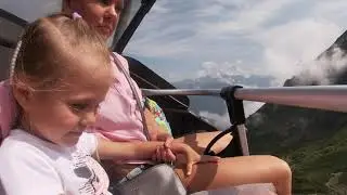 Я очень боюсь высоты! Поднимаемся на 2200 метров Топчем ледник Катаемся на канатных дорогах