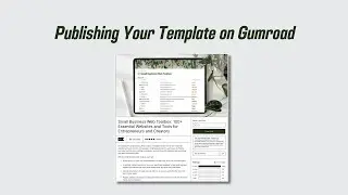 Publishing Your Template on Gumroad