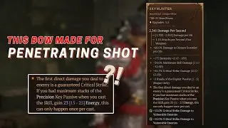 Diablo 4 - This Bow Made For PENETRATING SHOT ??? - Test With Nightmare Tier 41