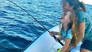 Lil Girl Catches Fish Bigger Than She Is