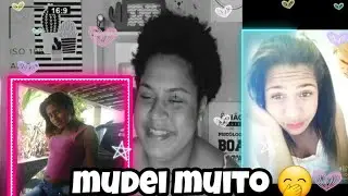 ' REAGINDO minhas fotos antigas 🤭