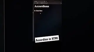 Learn how to create an accordion (collapsible content). 