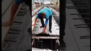 Installing Precast concrete slabs