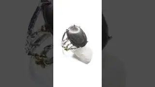 Bague argent, Jaspe Noreena 7.5 ct