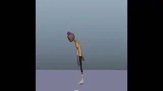 Cool somersault in the air animation Maya