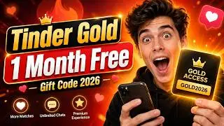 Tinder Gold 1 Month Free Gift Code 🔥 Full Tutorial 2026