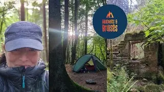 Wild Camping Ladybower - Elmin Pits Farm Ruins