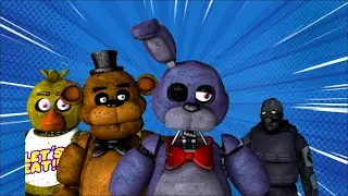 (Fnaf Freddy and Friends) Bonnie Get Hunted Down By The FBI!