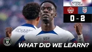 USA 2-0 Canada | What did we learn? | 7 Tactical Takeaways!