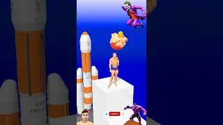 Purple Joker Wala Girl jumping to damege belun, tuthpress, Man, rocket, part 186