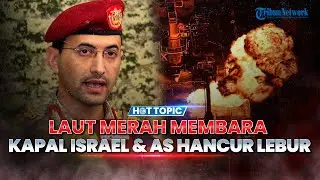 🔴Laut Merah Membara, 91 Rudal Balistik Houthi Bakar Kapal Amunisi Israel, Kapal AS Kabur Ketakutan