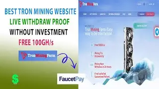 Trx Mining In Pakistan -Live  Payment Proof || Tron Mining Site || Free Mining Site