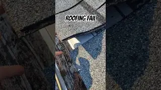Premium shingle + cheap install = FAIL! 🤦‍♂️ #roofershelper #roof #roofer #roofing