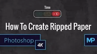 How to Create a Ripped Paper Effect | Photoshop Tutorial (4K)