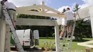 Menuiserie Gendreau - Réalisation d’une charpente avec toiture isolée RT 2012