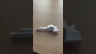 Пистолет из бумаги