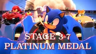 Team Sonic Racing - Stage 3-7 Whale Lagoon: Destruction (Platinum Medal - 5000 Points)