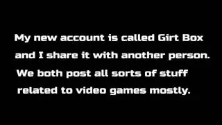 My new account