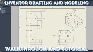 Complete Inventor Tutorial Video with Constraints #autocad #inventor #solidworks