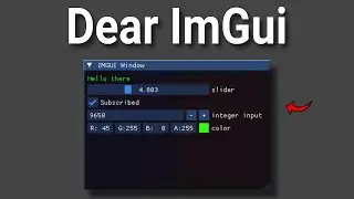 Dear ImGui In C# Under 10 Minutes! [ Tutorial ]