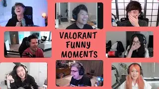 VALORANT FUNNY MOMENTS 2 ft. Sykkuno, Shroud, Kyedae, Hafu and MORE