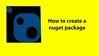How to create nuget package