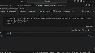 python exercise :- found a target number for the list