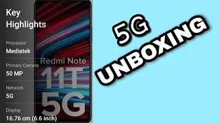Unboxing Redmi Note 11T 5G | Best 5G Phone under 15000 in 2022 | Best Budget phone in 2022