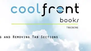 Coolfront Books - Adding and Removing Tab Sections