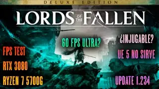 Lords Of The Fallen FPS TEST RTX 3080 + R7 5700G "¿Es verdad un nuevo Souls?"