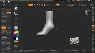 How 3D model a Barbie shoe in Zbrush