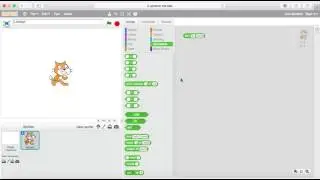 Strings Scratch Operator Block Green