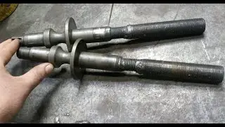 Восстановление спец. винтов  Recovery special screws. #ТокарныйстанокФТ11Ф1