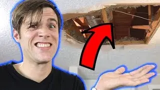 Amazing Home Repair Hacks - Fix Giant Hole in Ceiling
