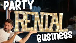 Behind the Scenes at My Party Rental Business 🎪 | Adapting to Seasonal Lulls & Staff