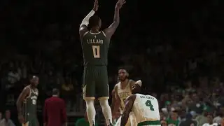 Damian Lillard Bucks VS Jrue Holiday Celtics first Look NBA2k24 ProPlay Simulation