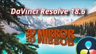 DaVinci Resolve 18.6 (FREE) Preset. 3D mirror text. I updated the 3D preset.