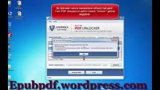 Şifreli Pdf dosyalarında şifre kaldırma işlemi