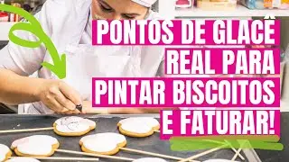 Pontos de glacê real para decorar biscoito e faturar!