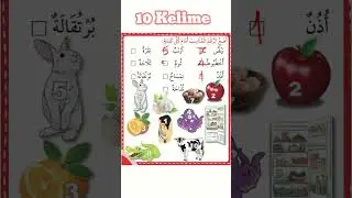 10 Kelime ezberleme çalışması. Arapça kelime ezberi.
